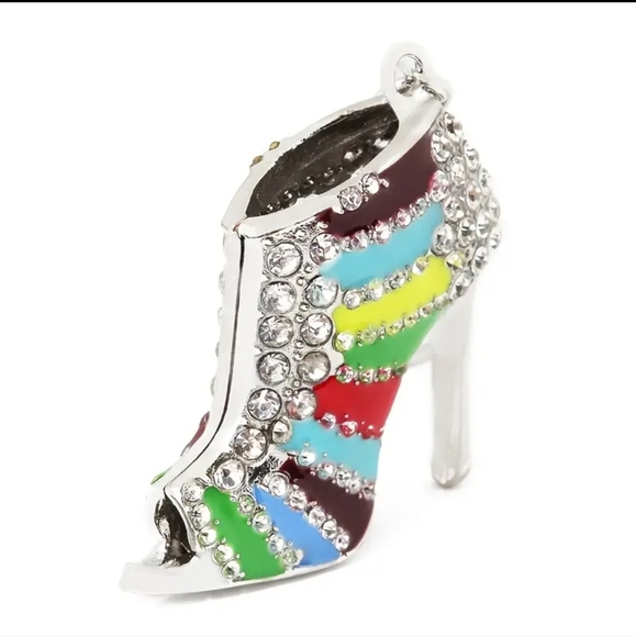 Multi Rhinestone High Heel 👠 NWT - Picture 1 of 7